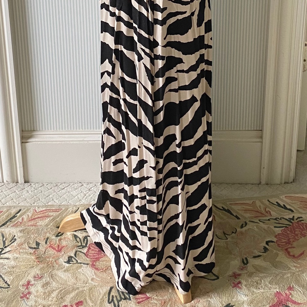 Tracy Reese Zebra Print Maxi Dress - Picture 2 of 5
